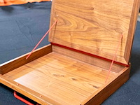 Houten koffer notelaar - afbeelding 4 van  4
