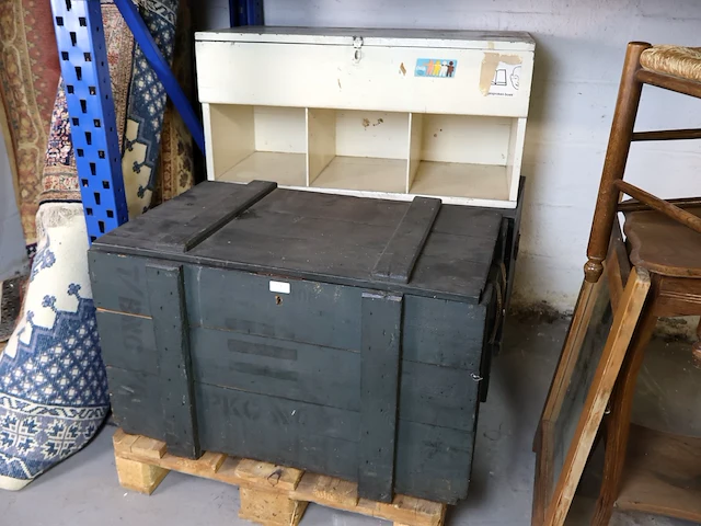 Houten koffer (x3) - afbeelding 1 van  7