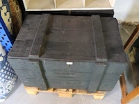 Houten koffer (x3) - afbeelding 3 van  7