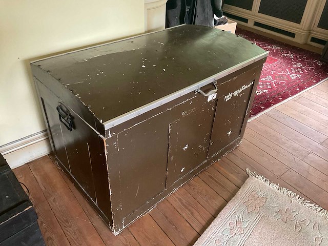 Houten koffer - afbeelding 1 van  3