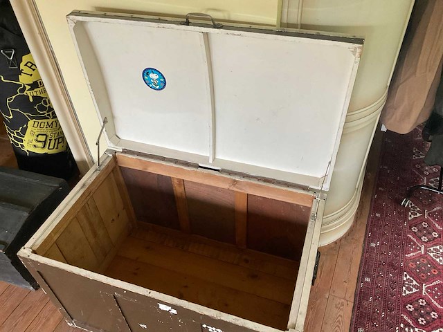 Houten koffer - afbeelding 3 van  3