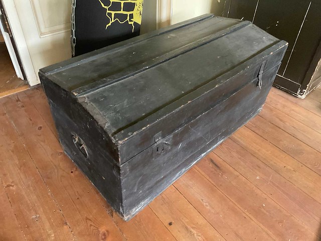 Houten koffer - afbeelding 2 van  3