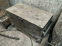 Houten koffer - afbeelding 1 van  4