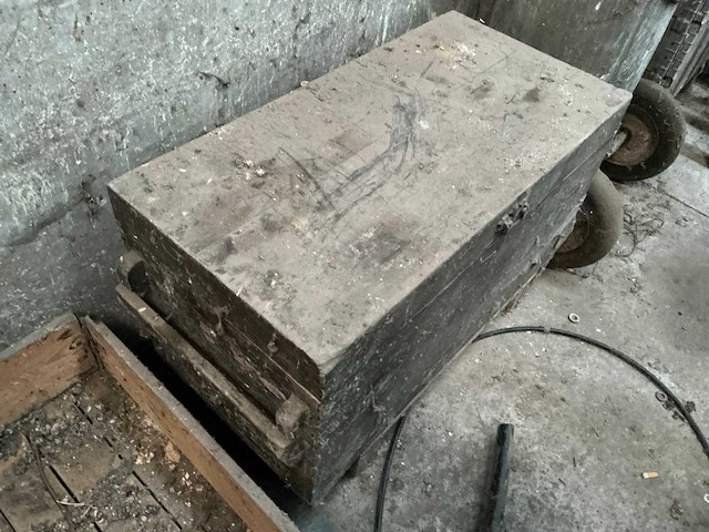 Houten koffer - afbeelding 2 van  4