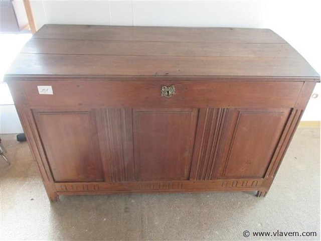 Houten koffer - afbeelding 1 van  3