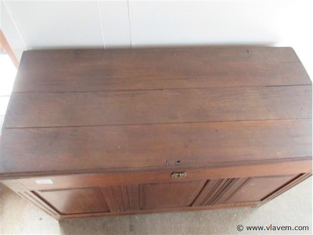 Houten koffer - afbeelding 2 van  3