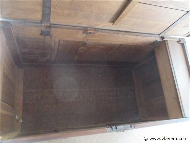 Houten koffer - afbeelding 3 van  3
