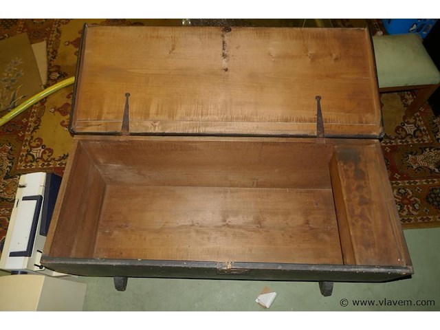 Houten koffer - afbeelding 2 van  2