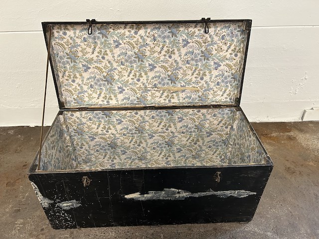 Houten koffer - afbeelding 5 van  5