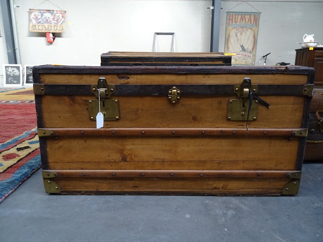 Houten koffer - afbeelding 2 van  4