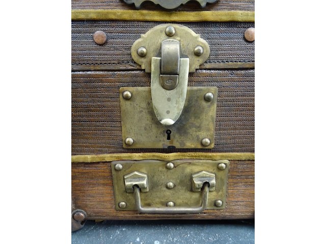 Houten koffer - afbeelding 3 van  4