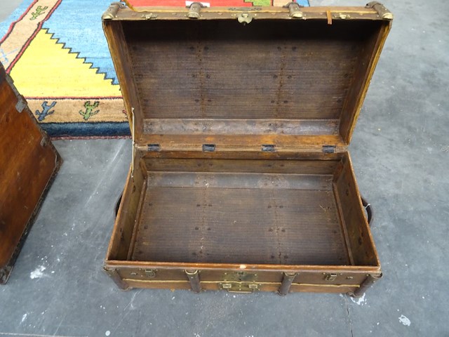 Houten koffer - afbeelding 4 van  4