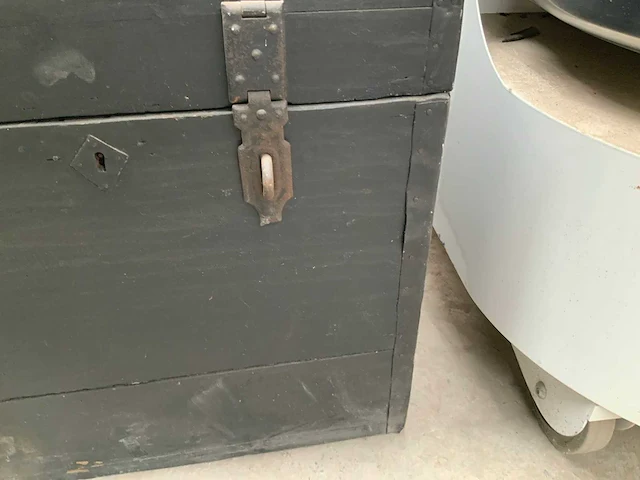 Houten koffer - afbeelding 3 van  3