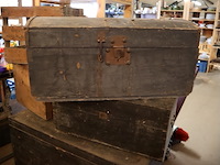 Houten koffers (x3) - afbeelding 2 van  5