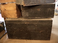 Houten koffers (x3) - afbeelding 3 van  5