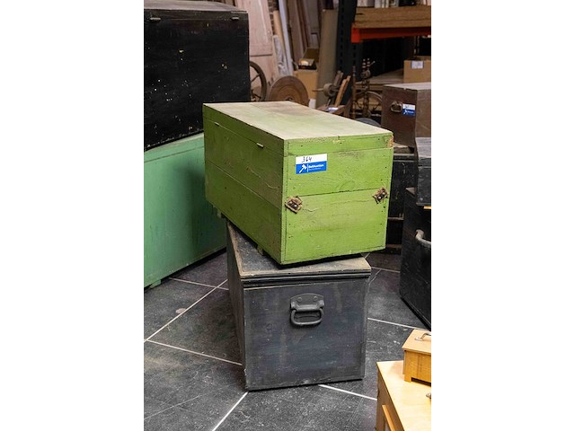 Houten koffers - afbeelding 1 van  7