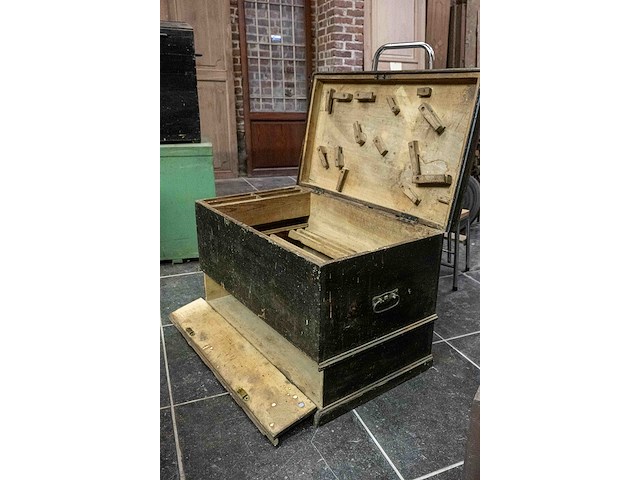 Houten koffers - afbeelding 3 van  4