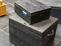 Houten koffers - afbeelding 1 van  3
