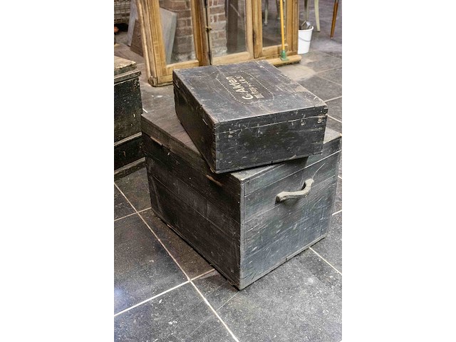 Houten koffers - afbeelding 2 van  3