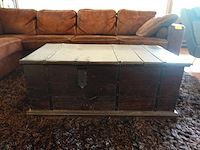 Houten koffer/salontafel - afbeelding 1 van  5