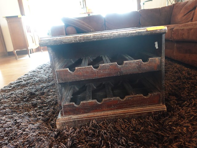 Houten koffer/salontafel - afbeelding 3 van  5