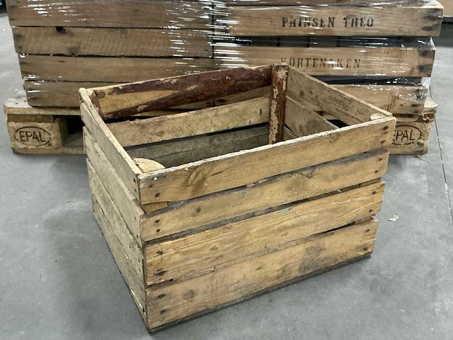 Houten krat (33x) - afbeelding 1 van  2