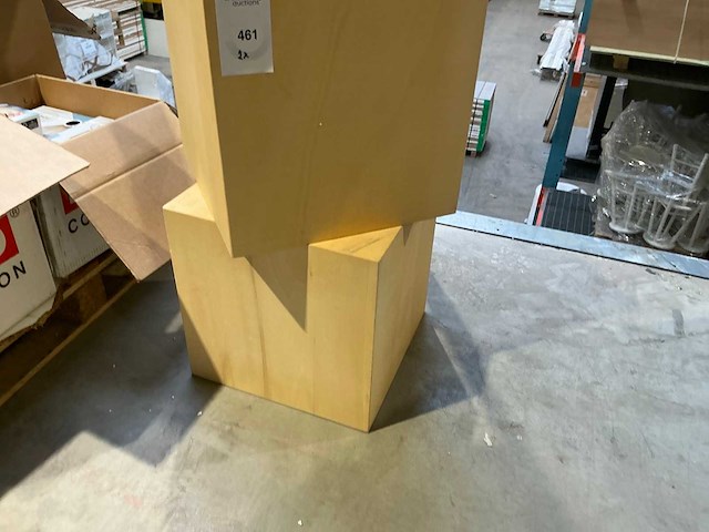 Houten kubus (2x) - afbeelding 3 van  3