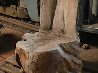 Houten kunstwerk / stoel - afbeelding 3 van  5