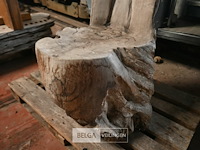 Houten kunstwerk / stoel - afbeelding 4 van  5