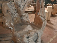 Houten kunstwerk / stoel - afbeelding 2 van  5