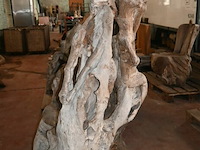 Houten kunstwerk / stoel - afbeelding 4 van  5