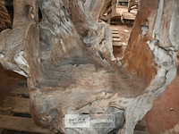 Houten kunstwerk / stoel - afbeelding 5 van  5