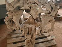 Houten kunstwerk / stoel - afbeelding 2 van  5