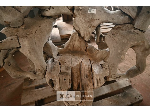 Houten kunstwerk / stoel - afbeelding 3 van  5