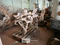 Houten kunstwerk / stoel - afbeelding 4 van  5