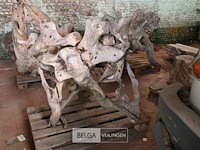 Houten kunstwerk / stoel - afbeelding 5 van  5