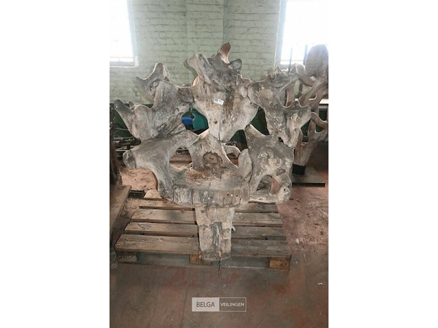 Houten kunstwerk / stoel - afbeelding 2 van  5