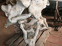 Houten kunstwerk / stoel - afbeelding 3 van  5