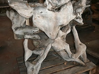 Houten kunstwerk / stoel - afbeelding 4 van  5