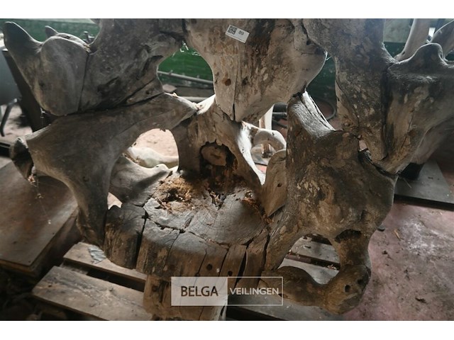 Houten kunstwerk / stoel - afbeelding 5 van  5