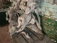 Houten kunstwerk / stoel - afbeelding 3 van  5