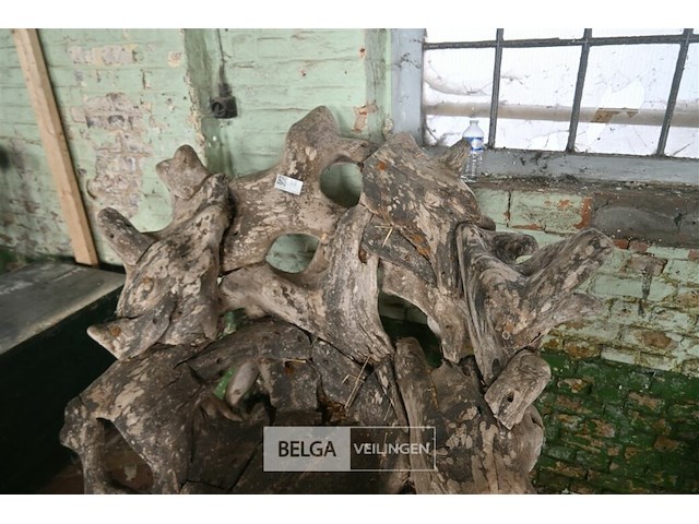 Houten kunstwerk / stoel - afbeelding 5 van  5