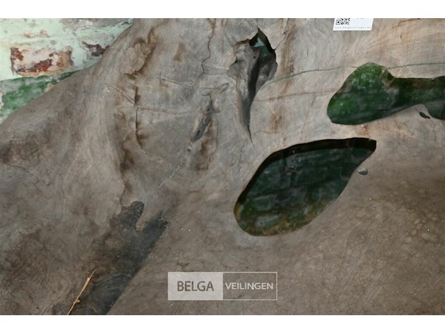 Houten kunstwerk / zitbank - afbeelding 4 van  5