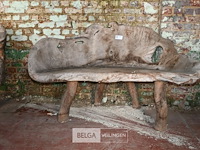 Houten kunstwerk / zitbank - afbeelding 2 van  5