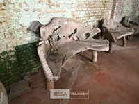 Houten kunstwerk / zitbank - afbeelding 3 van  5