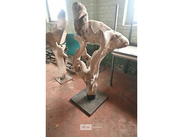 Houten kunstwerk - afbeelding 3 van  5