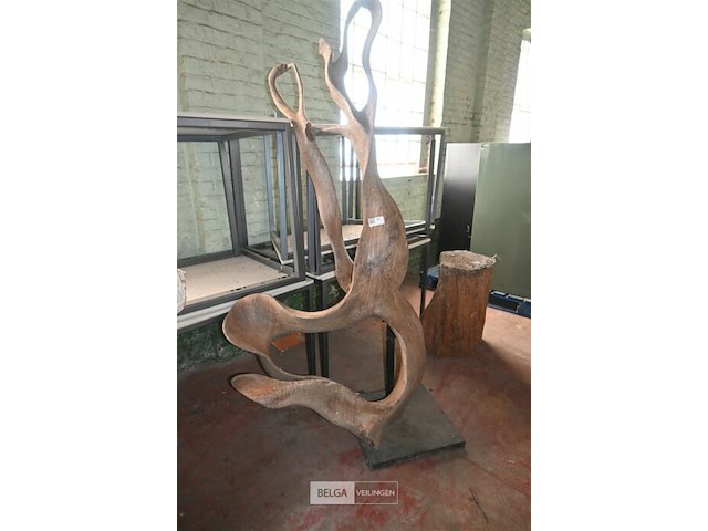 Houten kunstwerk - afbeelding 1 van  4