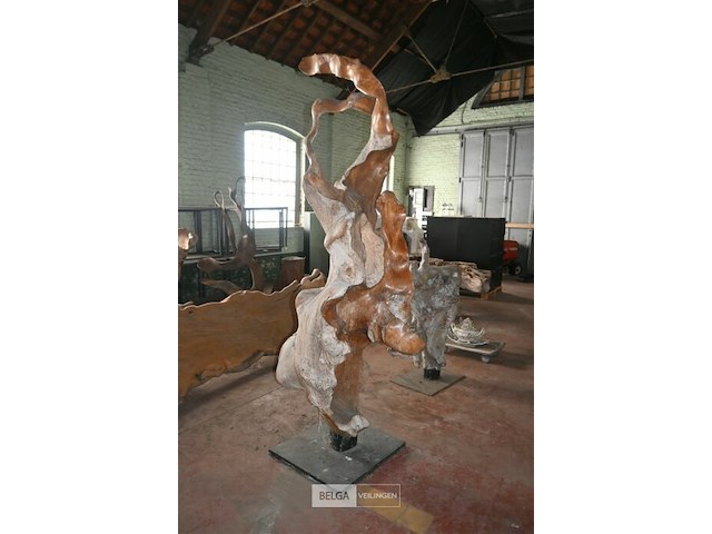 Houten kunstwerk - afbeelding 1 van  5