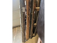 Houten ladder (3x) - afbeelding 4 van  6