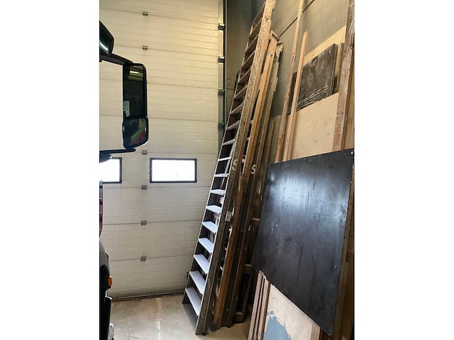 Houten ladder (3x) - afbeelding 1 van  6